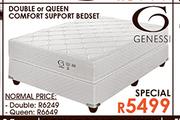 Genesis Double Or Queen Comfort Support Bedset-Each