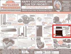 Tafelberg Furnishers : Happy customers are our top priority (Until 2 Oct 2013), page 1