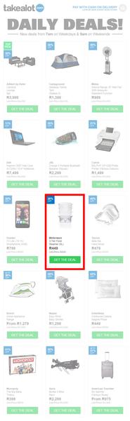 Takealot : Daily Deals , page 1