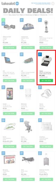 Takealot : Daily Deals , page 1