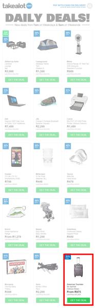 Takealot : Daily Deals , page 1