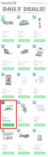 Takealot : Daily Deals , page 1