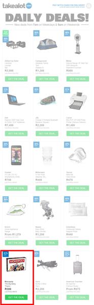 Takealot : Daily Deals , page 1