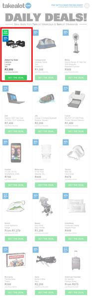 Takealot : Daily Deals , page 1