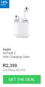 Apple AirPods 2 With Charging Case