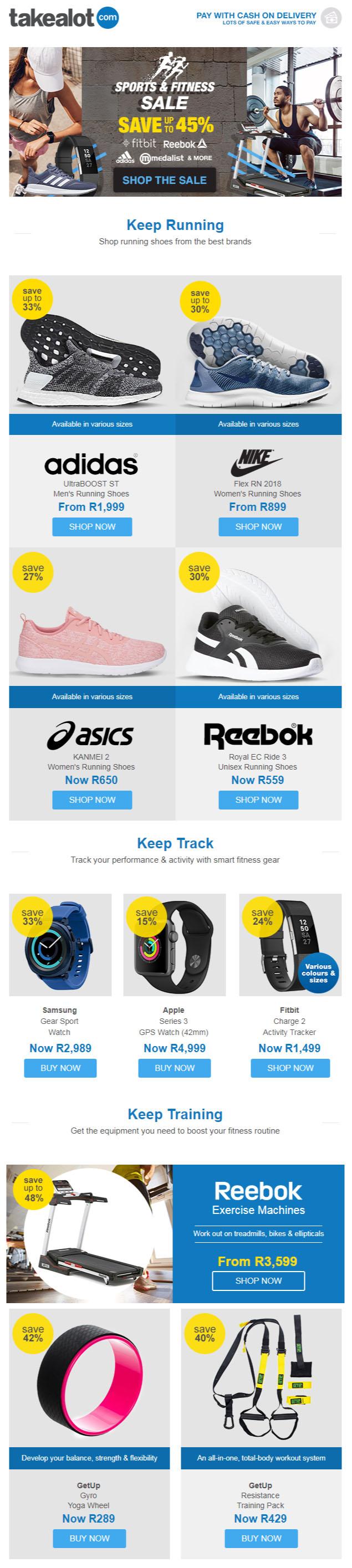 takealot running watch