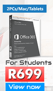 Microsoft Office 365 Students For 2PC/Mac/Tablets