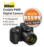 Nikon Coolpix P600 Digital Camera
