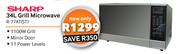 Sharp 34Ltr Grill Microwave R-77AT(ST)
