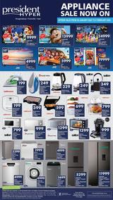 President Hyper : Appliance Sale (30 January - 05 February 2024)