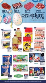 President Hyper : Easter Sale (05 March - 18 March 2024 While Stocks Last)