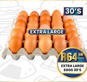 Extra Large Eggs-30's