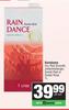 Rain Dance Dry Red Smooth, Johnnisberger, Sweet Red Or Sweet Rose-1L Per Box