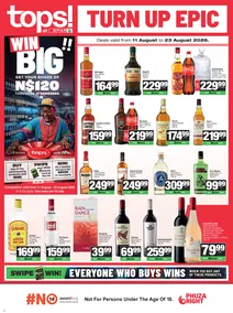 TOPS at SPAR Namibia : Turn Up Epic (11 August - 23 August 2026)