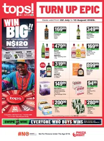 TOPS at SPAR Namibia : Turn Up Epic (22 July - 10 August 2026)