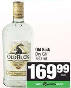 Old Buck Dry Gin-750ml