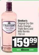 Stretton's Original Dry Gin Ruby Orange,Triple Berry & Wild Berries-750ml