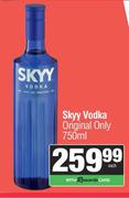 Skyy Vodka Original Only-750ml