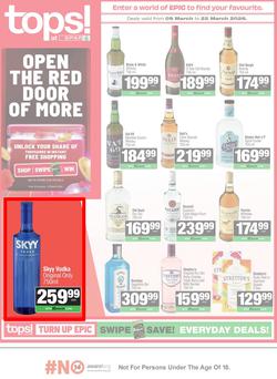 TOPS at SPAR Namibia : Open The Red Door For More (09 March - 22 March 2026), page 1