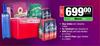 Skyy Vodka 750ml+Du Toitskloof 3L+KWV Brandy & Cola Handies 6x275ml+Devil's Peak Handies 2x6x330ml