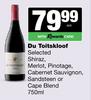 Du Toitskloof Selected Shiraz,Merlot,Pinotage,Cabernet Sauvignon,Sandsteen Or Cape Blend-750ml