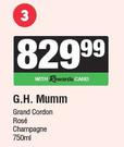 G.H.Mumm Grand Cordon Rose Champagne-750ml