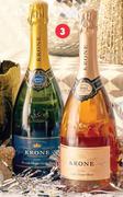 Krone Cap Classique Borealis Cuvee Brut,Rose,Demi Sec Or Night Nectar Sparkling Rose-750ml