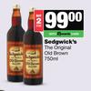 Sedgwick's The Original Old Brown-For 2 x 750ml