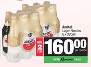 Amstel Lager Handies-For 2 x 6 x 330ml