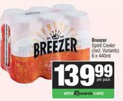Breezer Spirit Cooler-6 x 440ml Per Pack