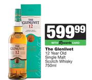 The Glenlivet 12 Year Old Single Malt Scotch Whisky-750ml