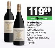 Hartenberg Doorkeeper Shiraz,Merlot Malbec,Grenache Shiraz Mourvedre Or Cab Sauvignon Shiraz-750ml