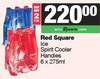 Red Square Ice Spirit Cooler Handies-For Any 2 x 6 x 275ml 