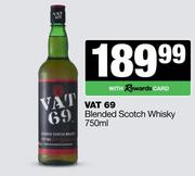 VAT 69 Blended Scotch Whisky-750ml