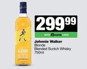 Johnnie Walker Blonde Blended Scotch Whisky-750ml