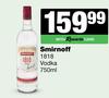 Smirnoff 1818 Vodka-750ml