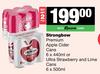 Strongbow Premium Apple Cider Cans 6 x 440ml Or Ultra Strawberry & Lime Cans 6 x 500ml-For 2