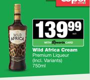 Wild Africa Cream Premium Liqueur-750ml