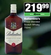 Ballantine's Finest Blended Scotch Whisky-750ml