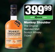 Monkey Shoulder The Original Blended Malt Scotch Whisky-750ml