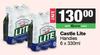 Castle Lite Handies-For 2 x 6 x 330ml