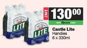 Castle Lite Handies-For 2 x 6 x 330ml