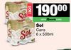 Sol Cans-For 2 x 6 x 500ml