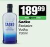 Sadko Exclusive Vodka-750ml