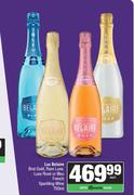 Luc Belaire Brut Gold,Rare Luxe,Luxe Rose Or Bleu French Sparkling Wine-750ml Each