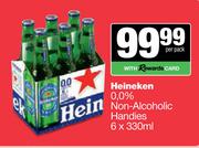 Heineken 0.0% Non Alcoholic Handies-6 x 330ml