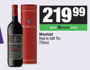 Meerlust Red In Gift Tin-750ml