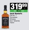 Jack Daniel's Old No.7 Tennessee Whisky-750ml