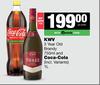 KWV 3 Year Old Brandy 750ml & Coca Cola 1L-For Both