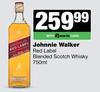 Johnnie Walker Red Label Blended Scotch Whisky-750ml